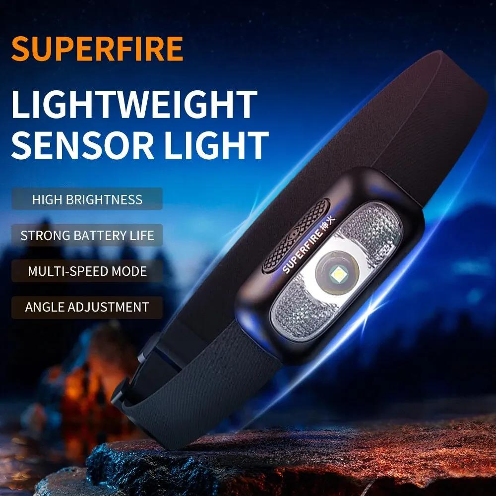 2024 SUPERFIRE HL05-R ̴ LED 工, USB  Ʈ, ȭƮ,  Ʈ,   ķ , 50G